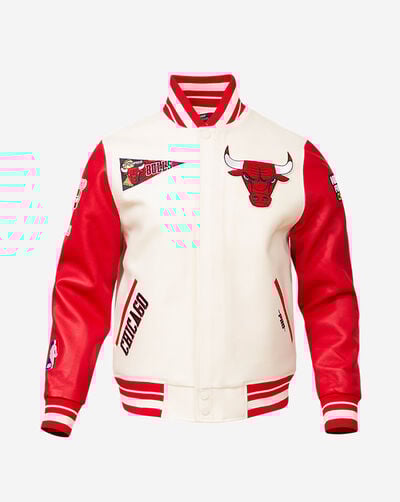 Chicago Bulls Retro Classic Rib Wool Varsity Jacket