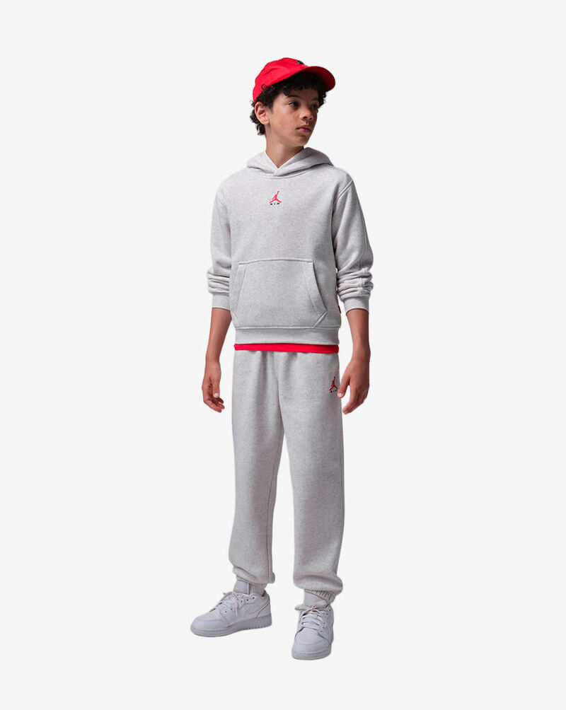 Jordan Big Kids' Jordan Brooklyn Fleece Joggers 95G022-HTHRGRY Grey 5