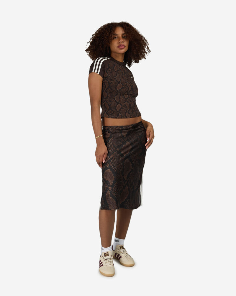 adidas Snake Print Cali T-Shirt KX1889 Brown 4