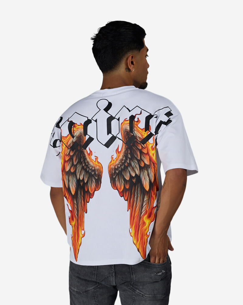 STREETZ IS WATCHIN Fallen Saint Crop Tee SWCT5310-WHT White 2