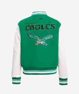 Philadelphia Eagles Retro Classic Rib Wool Varsity Jacket
