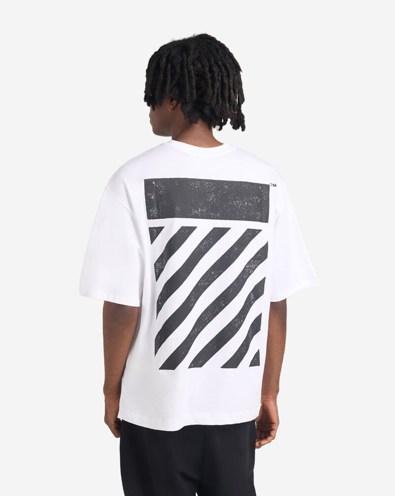 L/AB c/o Off-White L/AB Diagonal Oversized T-Shirt 44LABF26T054-100 White 2