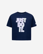 Nike Pre-School Printed Club Boxy Tee 36L655-U90 Blue 1