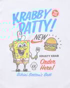 Graphic Tees SpongeBob Krabby Patty Hit Tee SBP078ABGNS White 3
