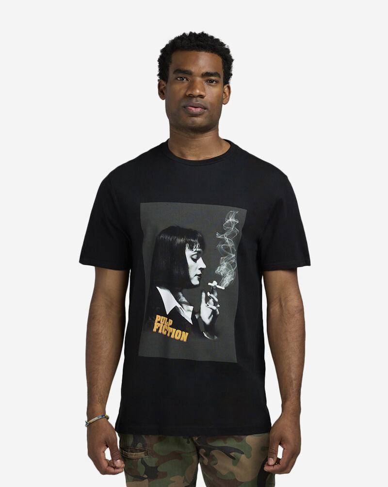 Mister Tee Pulp Fiction Mia Side Profile Tee MCUS070-US-00007 Black 1