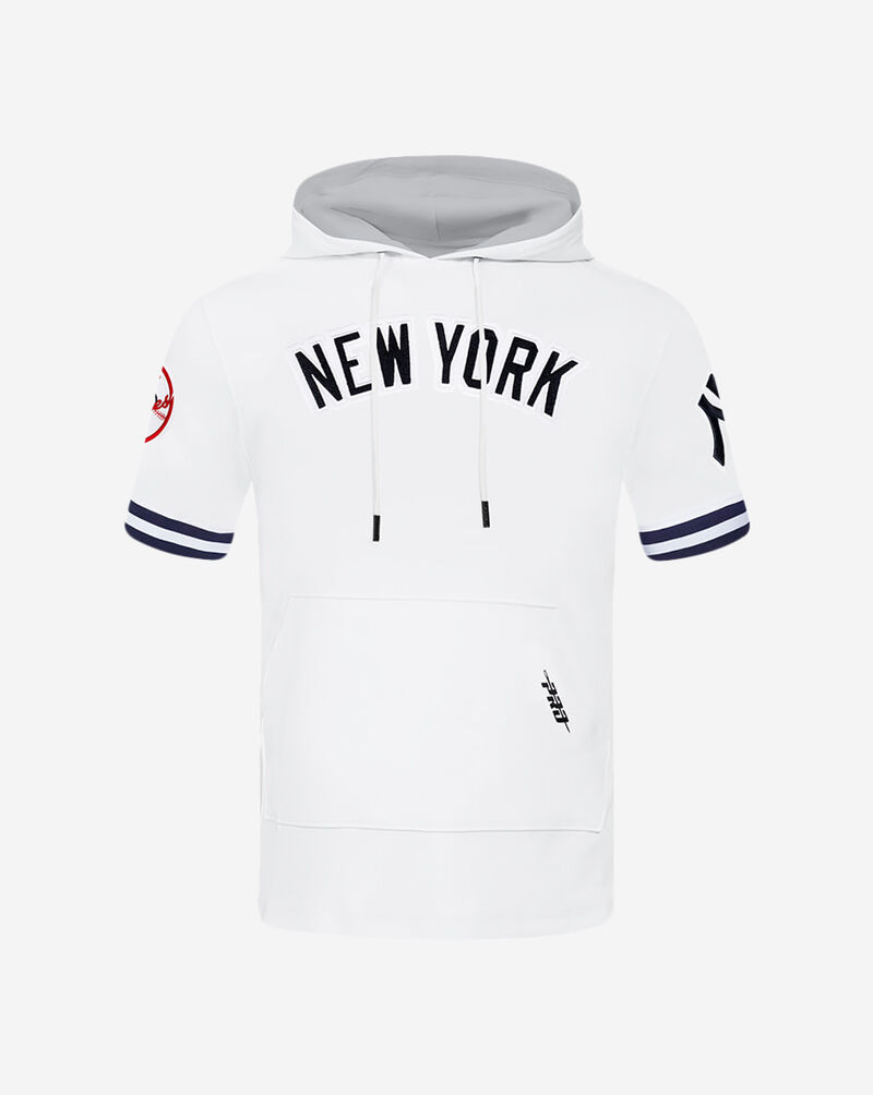 PRO STANDARD New York Yankees Classic Chenille Double Knit Pull Over Hoodie  LNY135085-WMN White 1