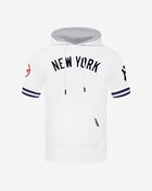 PRO STANDARD New York Yankees Classic Chenille Double Knit Pull Over Hoodie  LNY135085-WMN White 1