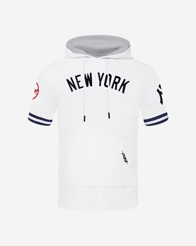 New York Yankees Classic Chenille Double Knit Pull Over Hoodie 