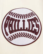 PRO STANDARD Philadelphia Phillies Retro Classic Fleece Pull Over Hoodie  LPH535465-EGW cream 2