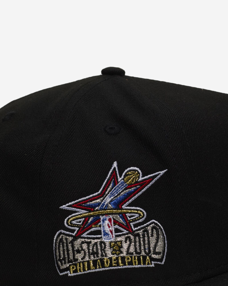 New Era 9Fifty Philadelphia 76ers A-Frame Snapback Hat 71104636 Black 2