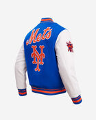 New York Mets Retro Classic Rib Wool Varsity Jacket