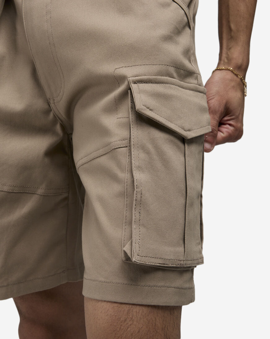 Shop American Stitch Twill Cargo Shorts SS23S812-KHA beige