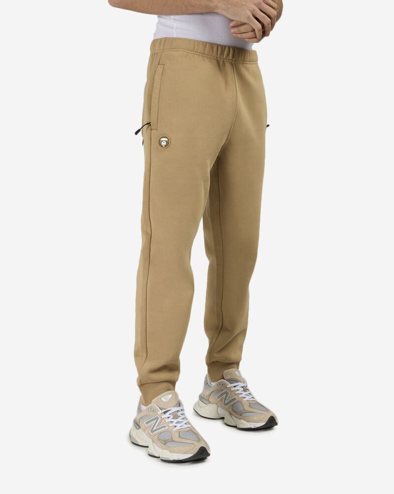 AAPE Now Fleece Sweatpants  AAPPTMC636XXP-BGX Beige 1