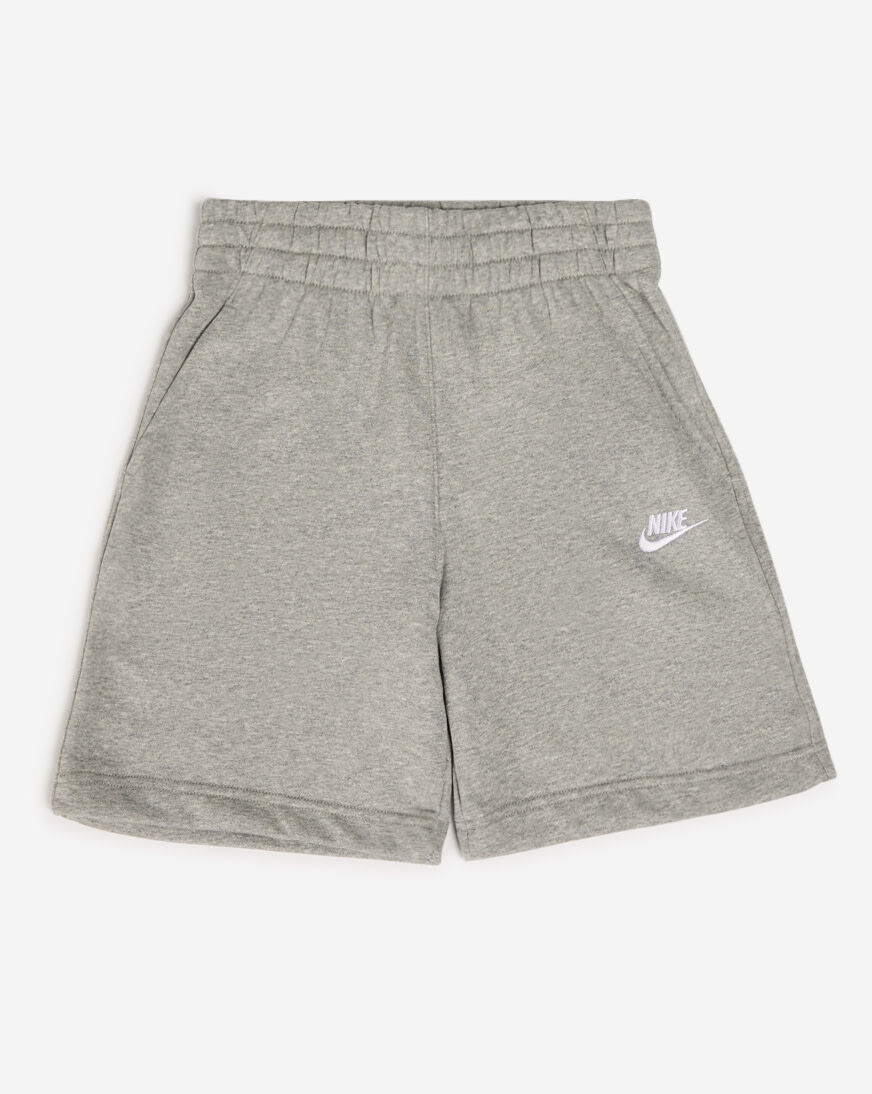 Shop Nike Big Kids' NSW Club Fleece Shorts FD3015-063 grey