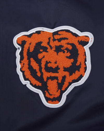 Chicago Bears Retro Classic Rib Satin Jacket 