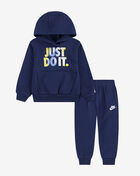 Nike Toddler JDI Fleece Set 76N208-U90 Blue 1