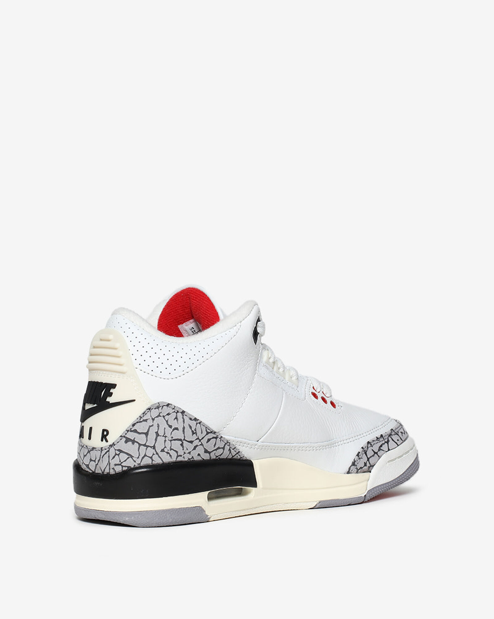 Air Jordan Force 3 (III) - White & Black Cement •