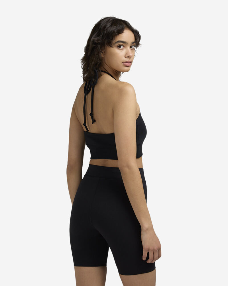 Nike NSW Chill Terry Slim Cropped French Terry Halter Top HJ1211-010 Black 2