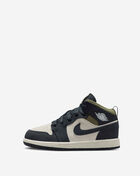 Jordan Little Kids' Air Jordan 1 Mid SE HV4444-102 Green 1