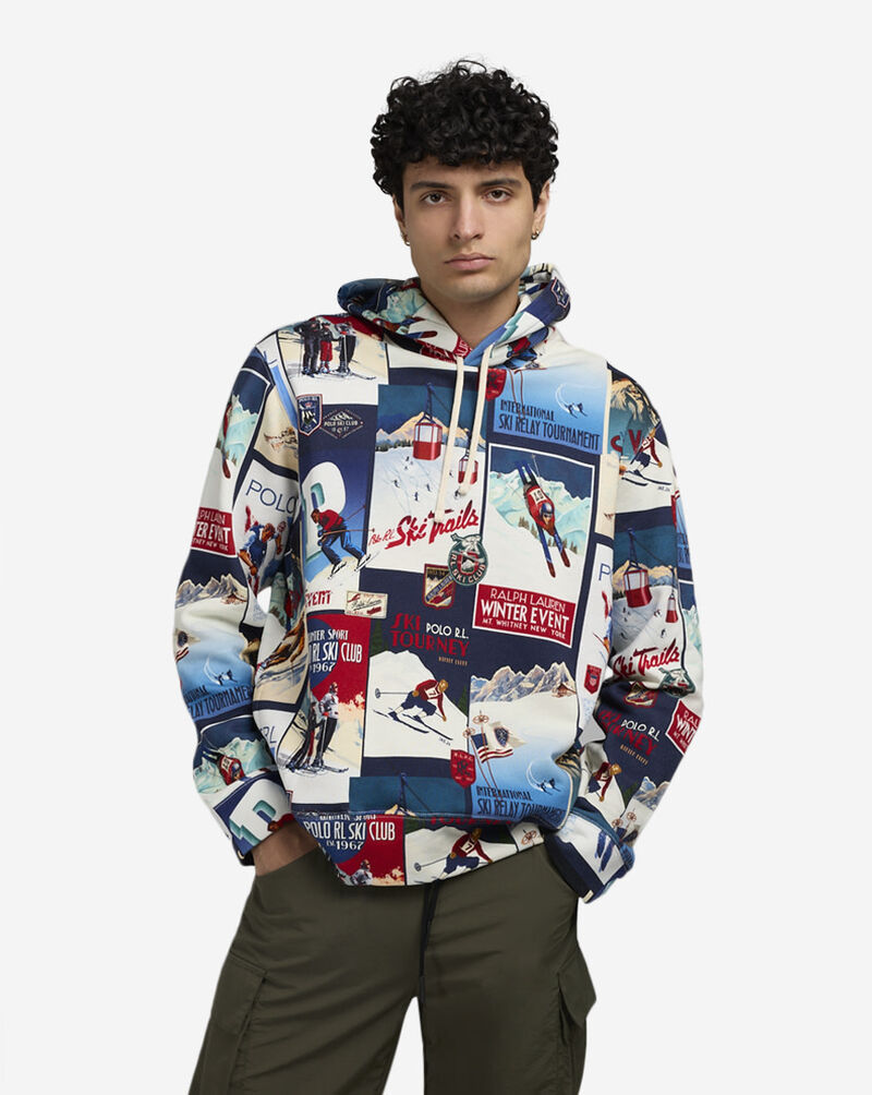 Polo Ralph Lauren Vintage Fleece Hoodie  710952217001-MUL Multi 1