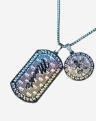 Hasta Muerte MM Angel Muerte Dog Tag and Coin Medallion HM-MMANGELDOGTAG-NECKLACE Multi 1