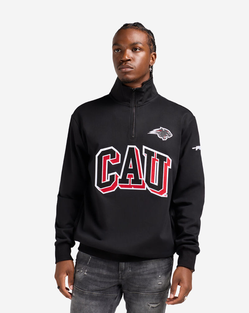 PRO STANDARD Clark Atlanta University Homecoming 1/4 Zip Top CCK571981-BLK Black 1