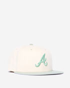 New Era 59Fifty Atlanta Braves Fitted Hat 60904444 cream 1
