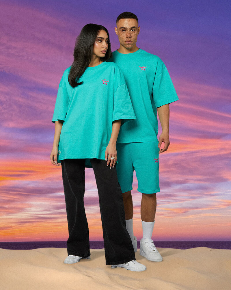 MCM MCM x SNIPES Flamingo T-Shirt SFM252-003-3-TUR Blue 7