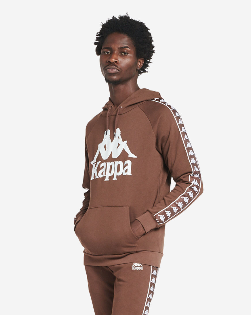 Brown top kappa hoodie