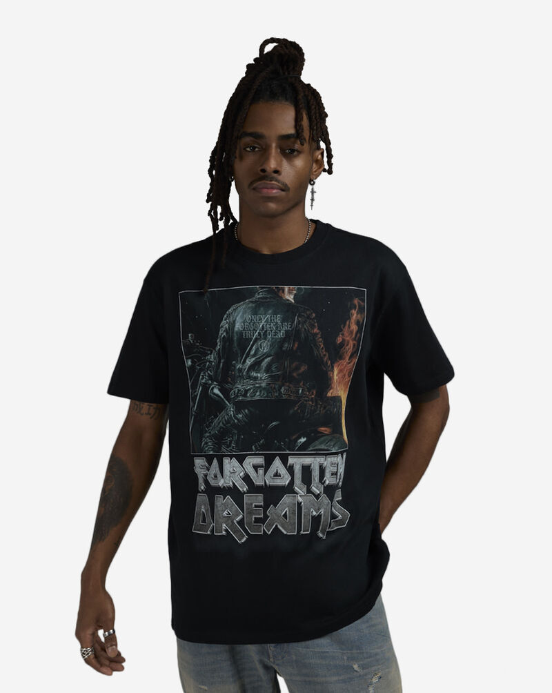 Forgotten Faces Forgotten Biker Tee FOFUS153-00007 Black 1