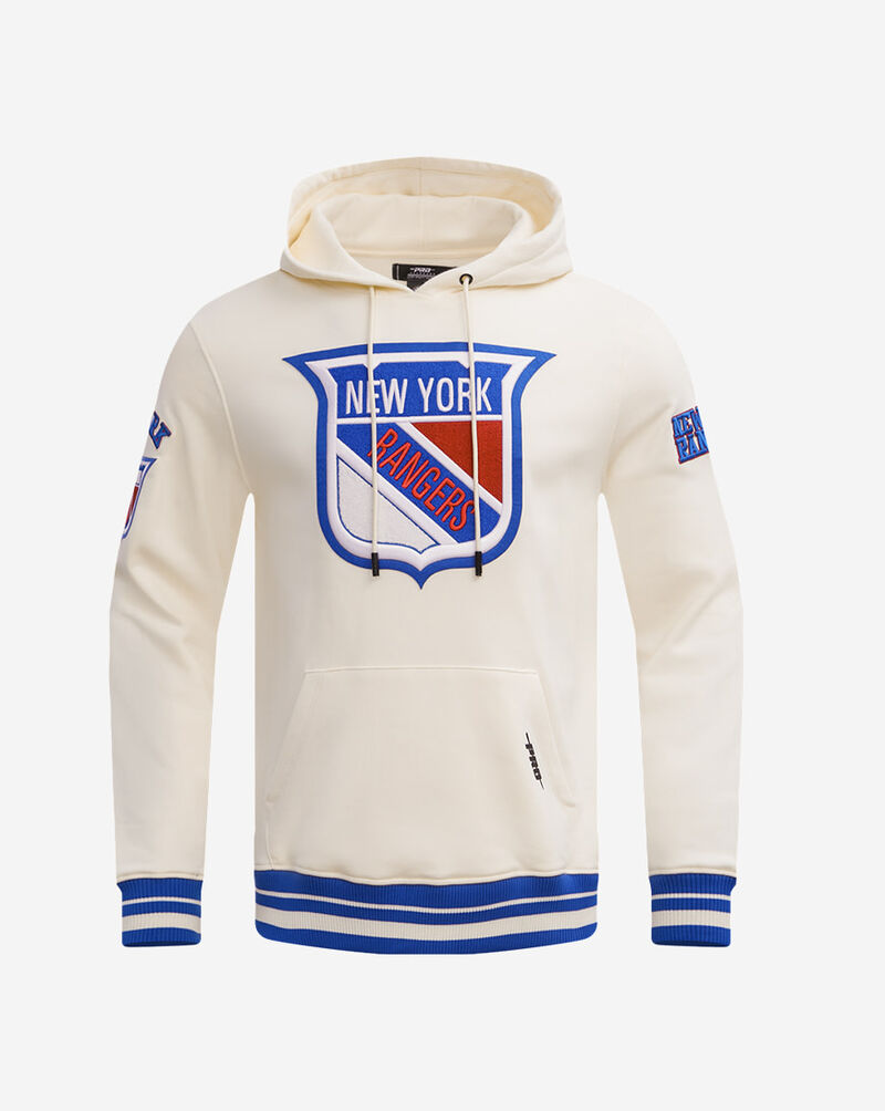 PRO STANDARD New York Rangers Retro Classic Fleece Pullover Hoodie HNR567247-ERB cream 1