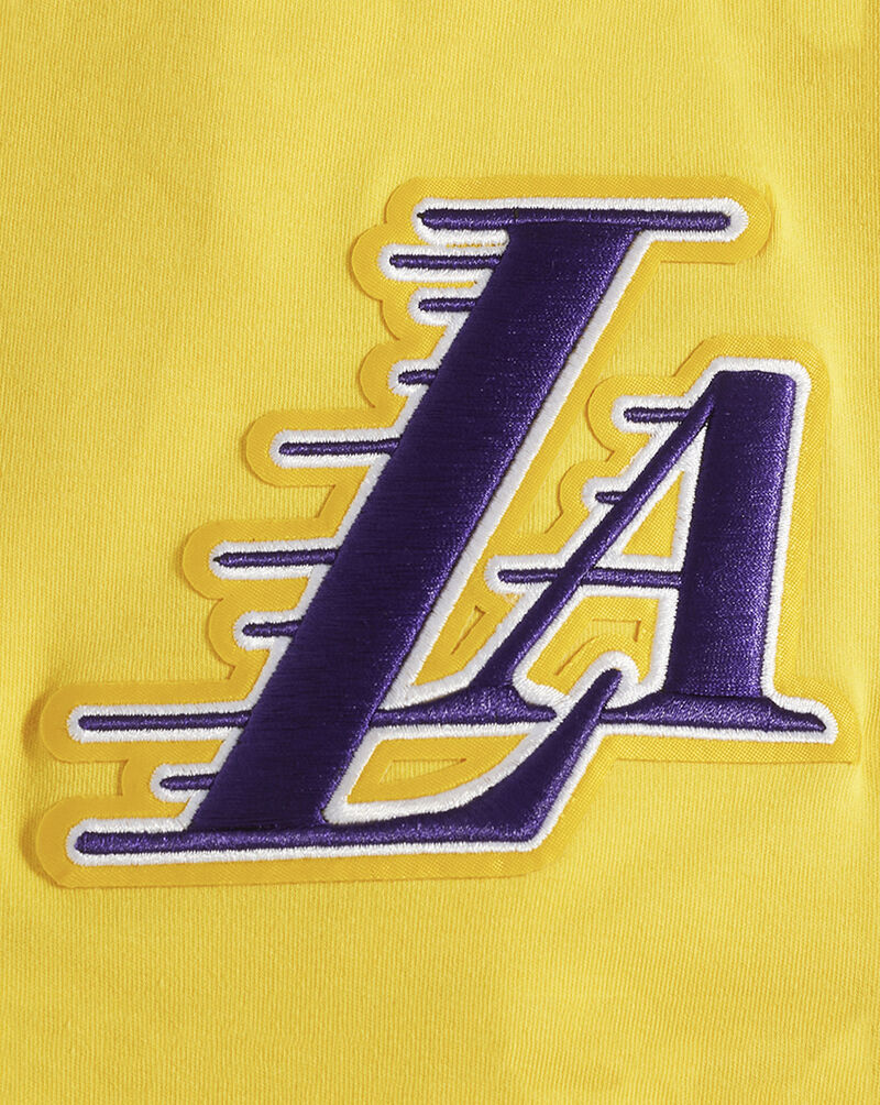 PRO STANDARD Los Angeles Lakers James Short Sleeve Hoodie BLL1515626-YEL Yellow 2