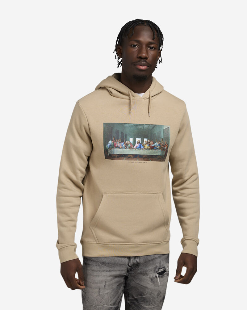 Mister Tee Can't Hang With Us Hoodie MTUS302-03872 Beige 1