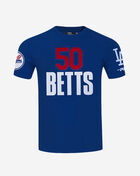 PRO STANDARD Los Angeles Dodgers Mookie Betts #50 Classic Single Jersey Tee LLD1315407-DBL Blue 1
