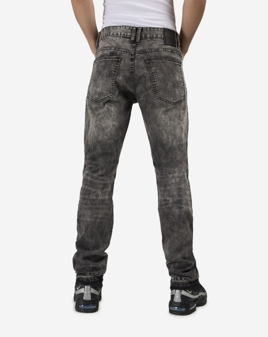 Shop Smoke Rise Chaos Abyss Jeans JP26S429SN-BLK black | SNIPES USA