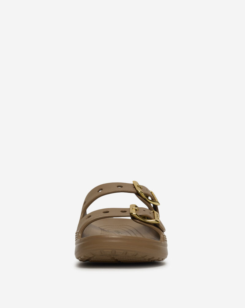 Crocs Saturday Metallic Buckle Sandal 213316-2EY Beige 3