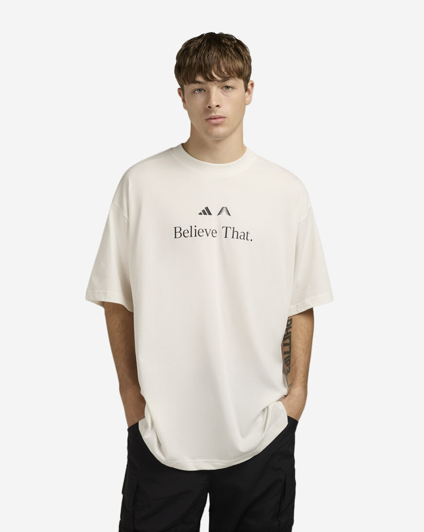 Shop adidas Anthony Edwards Believe That Tee JM7948 white