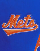 New York Mets Retro Classic Rib Fleece Cropped Pullover Hoodie