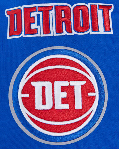 Detroit Pistons Mash Up Rib Fleece Crewneck
