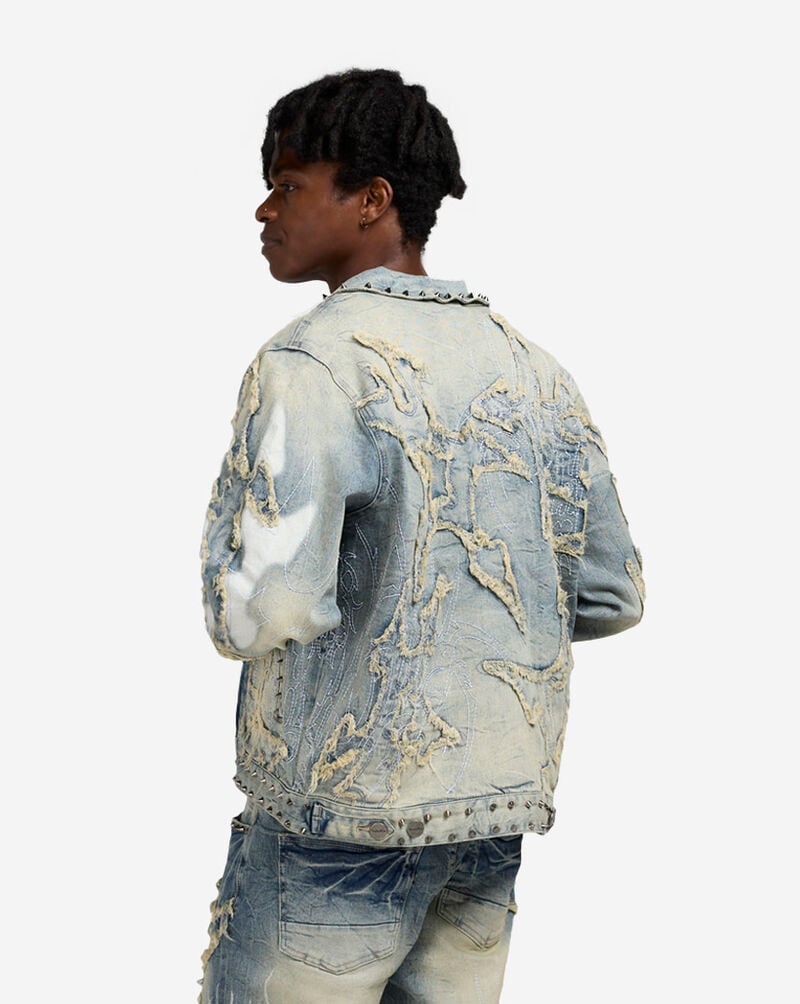 Smoke Rise Ascended Denim Jacket JJ25647SN-BLU Blue 2