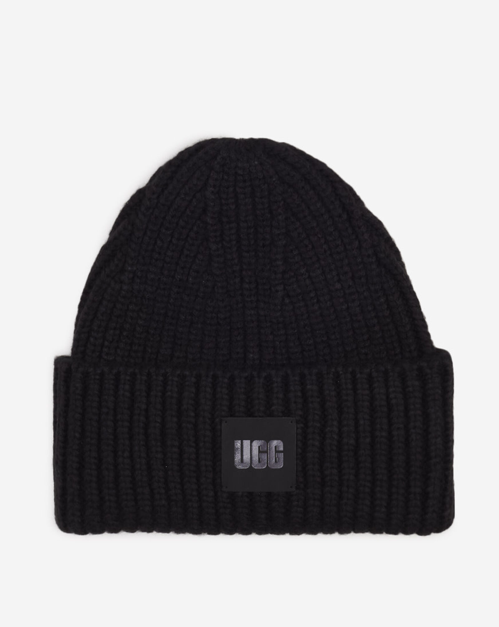 Chunky Crafted Rib Beanie Black - UGG
