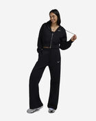 Nike NSW Fleece Loose Full-Zip Cropped Hoodie HV2426-010 Black 4