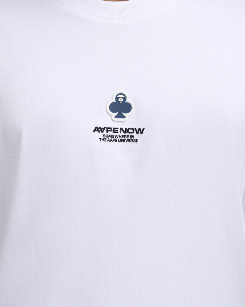 AAPE AAPE Clover Badge Tee AAPTEM1601XXO-WHX White 3