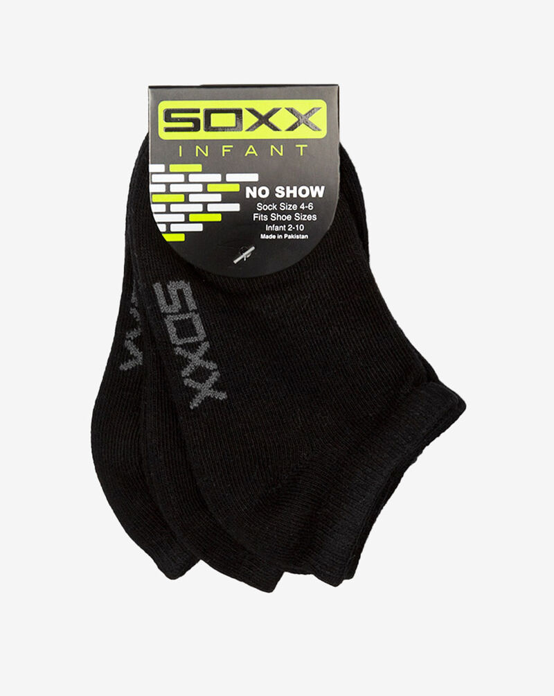 Soxx Infant No Show Socks PL-SX5314200 Black 1