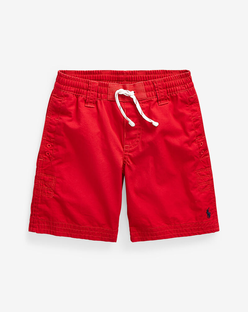 Polo Ralph Lauren Pre-School Cotton Chino Drawstring Short 322785698007-RED Red 1