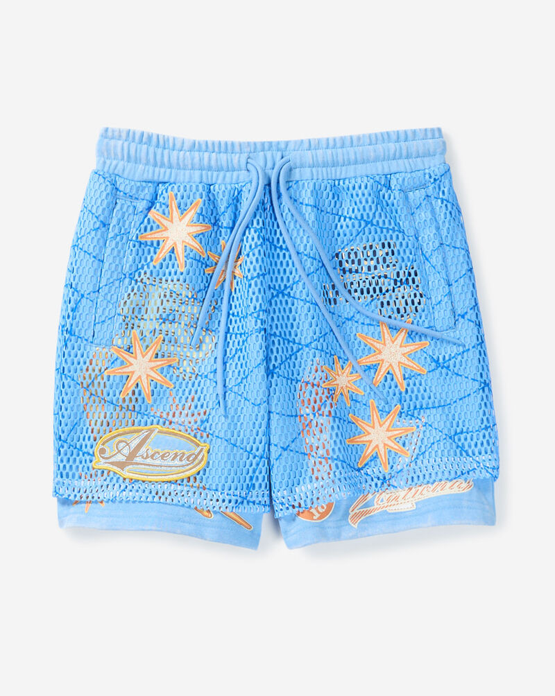 Smoke Rise Kids' Mesh 2Fer Short BFS26S455SN-CAROLINABLUE Blue 1