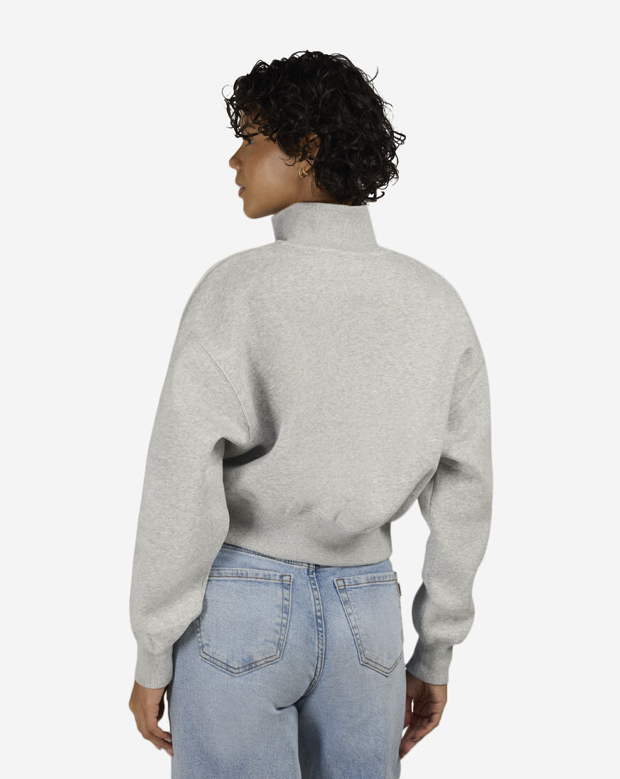 Shop Nike NSW Phoenix Fleece 1/4-Zip Cropped Sweatshirt DQ5767-043