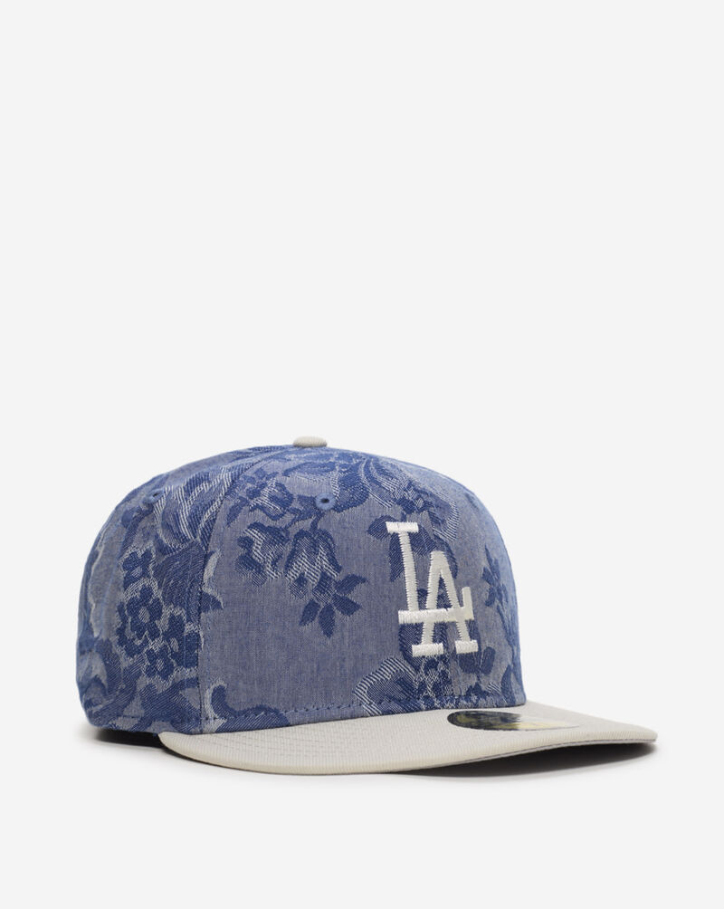 New Era 59Fifty Los Angeles Dodgers Denim Energy Fitted Hat 60745250 Blue 1
