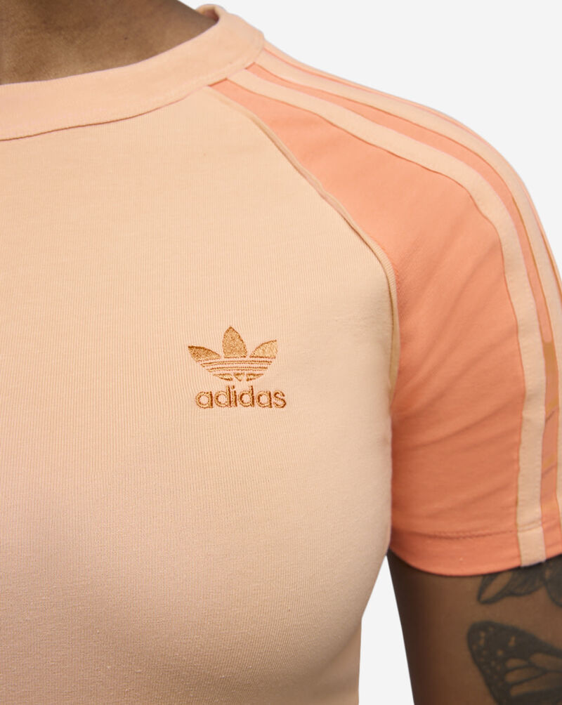 adidas 3-Stripes Raglan Short Sleeve Dress JD0840 Pink 3