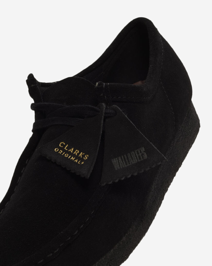 Shop Clarks Wallabee Suede 26155519 black | SNIPES USA